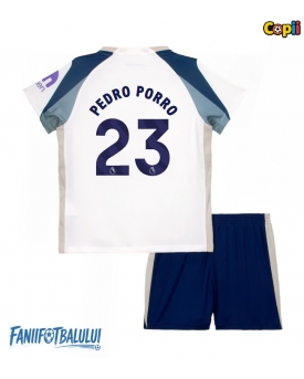 Tottenham Hotspur Pedro Porro #23 Echipament de Fotbal Replică 2025-26 Copii Acasa (+ Șorturi)